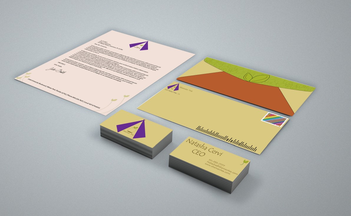 Shaman Tea brand identity design
